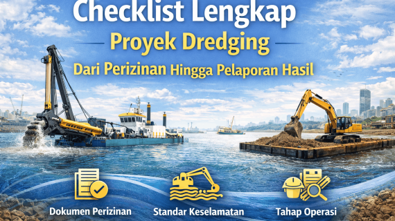Checklist Lengkap Proyek Dredging: Dari Perizinan Hingga Pelaporan Hasil