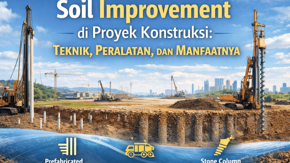 Soil Improvement di Proyek Konstruksi: Teknik, Peralatan, dan Manfaatnya
